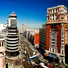 Gran Vía, Madrid. Photograph, and Architecture project by Pedro Cobo López - 03.17.2014