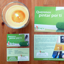 Diseño tarjeta y flayer. Publicidade, e Design gráfico projeto de Fran Castillo - 18.03.2014