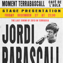 Carteles Jazz Moment Terrabascall. Graphic Design project by Fran Castillo - 01.14.2014