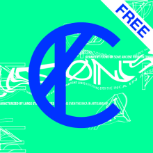 CHRONIC (FREE Font). Art Direction, Editorial Design, T, and pograph project by Noem9 Studio - 03.18.2014