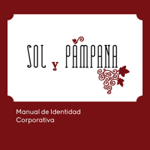 Manual de identidad corporativa Sol y Pámpana. Direção de arte, Br, ing e Identidade, e Design gráfico projeto de Adán Cuesta Molina - 19.03.2014
