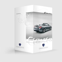 Lancia Flavia, Catálogo accesorios. Design, Art Direction, Automotive Design, Design Management, Editorial Design, and Graphic Design project by Natalia Alcalá Melero - 03.20.2014