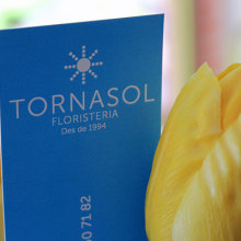 Floristería Tornasol Identidad Corporativa. Art Direction, Br, ing, Identit, and Graphic Design project by Ángelgráfico - 03.24.2014