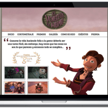 El Vendedor de Humo Web Site. Cinema, Vídeo e TV, Web Design, e Desenvolvimento Web projeto de Ángelgráfico - 24.03.2014