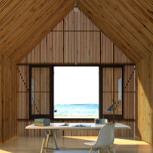 2013 Seaview House, Jackson Clement Burrows Architects.. 3D projeto de Pili Baile - 31.07.2013