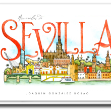 Cuaderno de Viajes de Sevilla. Un proyecto de Ilustración tradicional de JOAQUIN GONZALEZ DORAO - 11.03.2014