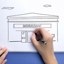  Mora Banc. Un progetto di Illustrazione tradizionale, Motion graphics e Cinema, video e TV di Device - 15.01.2014