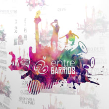#entreBARRIOS 2014 fest. Br, ing, Identit, and Graphic Design project by MNOstudios - 03.27.2014