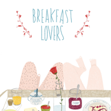 Breakfast Lovers. Traditional illustration project by Marta Ángel Ruiz - 03.30.2014