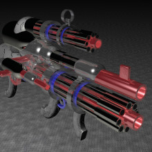 Arma Letal en 3d. 3D projeto de Andres Torres A. - 31.03.2014