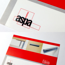 Logotipo Mobles Aspa y postal promocional.. Design project by Samantha Martin Pearson - 03.31.2004