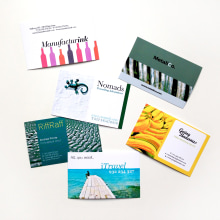 Diseño de tarjetas de visita (plantillas). Graphic Design project by Samantha Martin Pearson - 03.31.2014