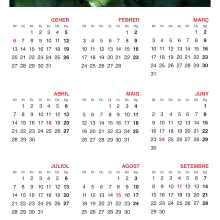 Calendario 2014. Design, Fotografia, e Design editorial projeto de Raquel Vergara Pizarro - 01.04.2014
