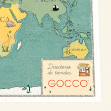  Mapa Gocco. Traditional illustration project by nereit - 11.01.2012