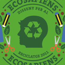 Ecosapiens. Traditional illustration, and Graphic Design project by Jordi Matosas - 05.02.2011