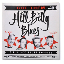 Hill Billy Blues. Portada para disco.. Design gráfico, e Tipografia projeto de Ivan Castro - 06.04.2014