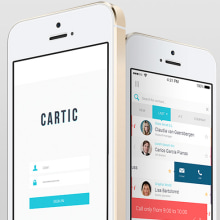 Cartic App. UX / UI, Direção de arte, e Design gráfico projeto de Joan Bagan Castillo - 07.04.2014