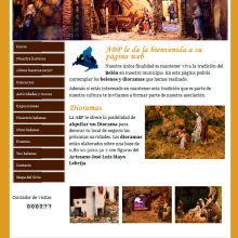 Asociación de Belenistas Pozuelo de Alarcón. Un proyecto de Diseño Web de Cristina Álvarez - 08.10.2011