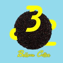 Balloon coffee. Un proyecto de Diseño, 3D, Br, ing e Identidad, Bellas Artes, Diseño gráfico, Marketing y Post-producción fotográfica		 de Maceda Design - 08.04.2014
