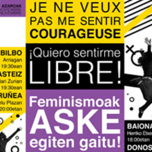 Cartel anunciador  del día en contra de la violencia sexista. Publicidade, e Design gráfico projeto de Patti Martinez - 17.11.2013