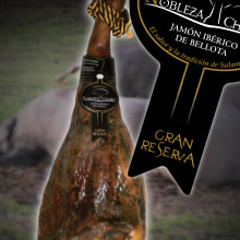 Packaging jamón ibérico "Nobleza Charra". Packaging project by Ruben Vela Piñuela - 04.10.2014