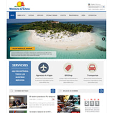 Re-diseño de Ministerio de turismo. Web Design project by Tomas Olivo Tejera - 03.02.2014
