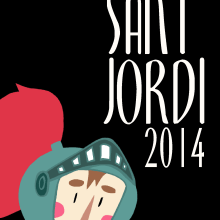 Puntos de libro Sant Jordi 2014. Un proyecto de Ilustración tradicional de Laure ilustraciones - 13.04.2014