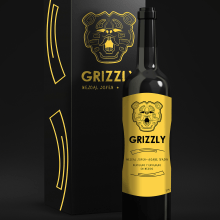 Label "GRIZZLY". Editorial Design, Graphic Design, and Packaging project by Killian López - 03.25.2014