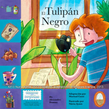 El Tulipán Negro - Ed Idampa. Ilustração tradicional, Design editorial, e Design gráfico projeto de Nuria Ayma Comas - 10.11.2013