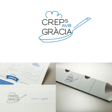 Creps amb Gràcia / corporate design. Br, ing & Identit project by lorenzo cerrina - 04.15.2014