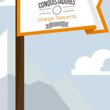 decoración Orange Televenta. Traditional illustration, Br, ing, Identit, and Graphic Design project by Claudia Aguado Vaquero - 04.21.2014