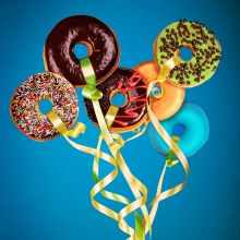 Donuts - Retouching Time Lapse. Pós-produção fotográfica projeto de Laura Reyero - 24.04.2014