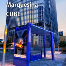 Marquesina Cube. 3D, e Design industrial projeto de Carlos Fenoll - 27.04.2014