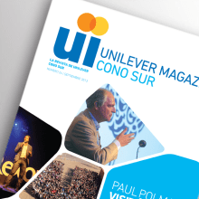Ui. Unilever Magazine. Cono Sur. Editorial Design project by Mariana Gutiérrez Ruiz - 09.02.2013