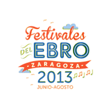 Festivales del Ebro 2013. Ilustração tradicional, Br, ing e Identidade, e Design gráfico projeto de LOCAL ESTUDIO - 29.04.2013