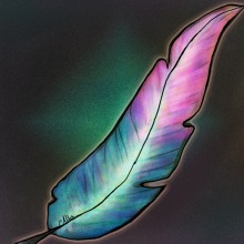 Pluma India - Indian Feather. Un proyecto de Ilustración tradicional, Diseño gráfico y Pintura de Alba Fernández Arce - 29.04.2014