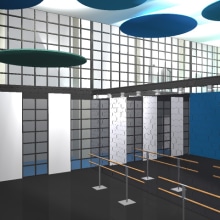 Pirouette escuela de danza. Un proyecto de 3D, Arquitectura interior y Diseño de interiores de Anna Higueras Goold - 30.04.2014