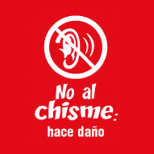 Campaña contra el "chisme" en EsSalud. Un proyecto de Diseño gráfico y Marketing de Edwin Chávez Romero - 01.05.2014