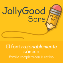 JollyGood Sans- muera comic sans!. Design, T, and pograph project by Kemie Guaida - 05.04.2014