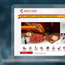 Web Internacional de productos españoles a domicilio . Un progetto di UX / UI, Direzione artistica, Web design e Web development di Juan Carlos Hernández - 04.05.2014