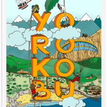 Be Yorokobu. Design, and Traditional illustration project by el abrelatas - 01.04.2014