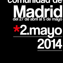 Carteles Comunidad de Madrid. Un proyecto de Br, ing e Identidad y Diseño gráfico de Claudia Aguado Vaquero - 05.05.2014