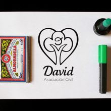 Asoc. Civil David (ONG). Un proyecto de Dirección de arte, Br e ing e Identidad de Catalina Palma - 05.05.2014