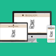Tienda online de venta de ropa para perros. Maximiliano de York. Web Design, e Desenvolvimento Web projeto de Gustavo Caso - 24.02.2014