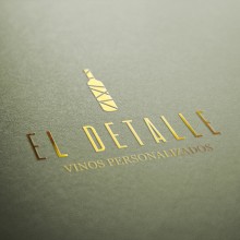 Logotipo | El Detalle - Vinos Personalizados . Un proyecto de Diseño, Br, ing e Identidad, Gestión del diseño y Diseño gráfico de Álvaro Palmero Romero - 06.05.2014
