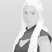 Daenerys Targaryen. Un proyecto de Ilustración y Diseño gráfico de Víctor Gambero - 04.05.2014