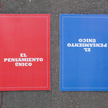 El pensamiento único. Art Direction, Editorial Design, and Graphic Design project by Deiene Barruetabeña - 05.12.2014