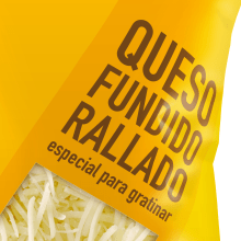 Packaging Queso Fundido Rallado. Un proyecto de Packaging de Nacho Álvarez-Palencia - 09.06.2014