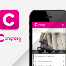 Congreso 2.0 iOS. UX / UI, Br, ing & Identit project by Alex R Chies - 05.12.2014