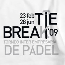 Torneo de Padel Interempresarial TIE BREAK. Un proyecto de Diseño, Publicidad y Dirección de arte de Nacho Álvarez-Palencia - 12.05.2014